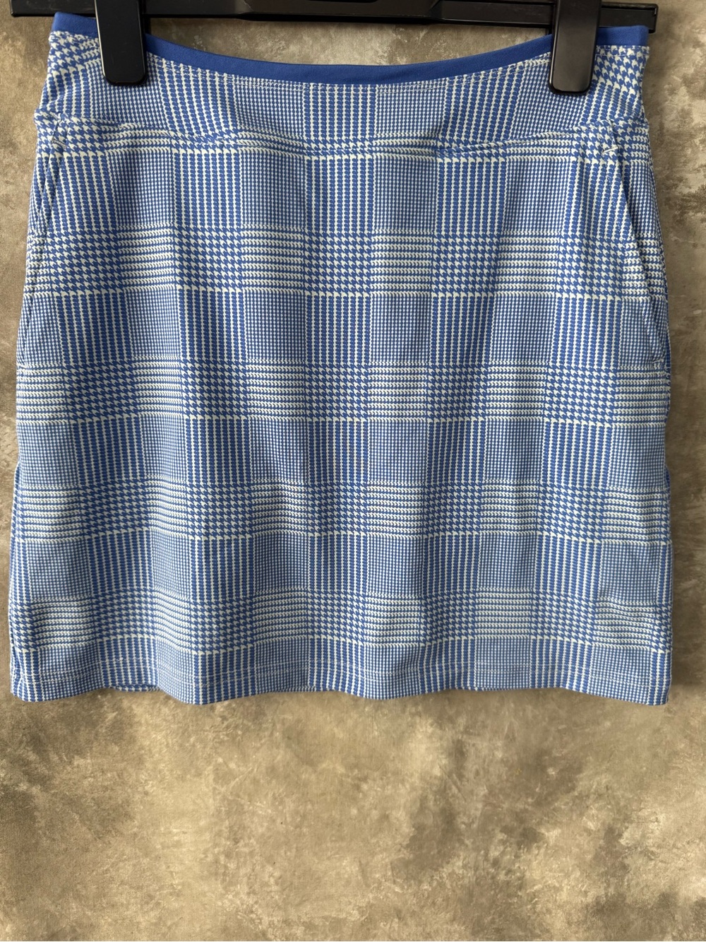 Polo Golf Ralph Lauren Blue and White Mini Shorts (love 28)